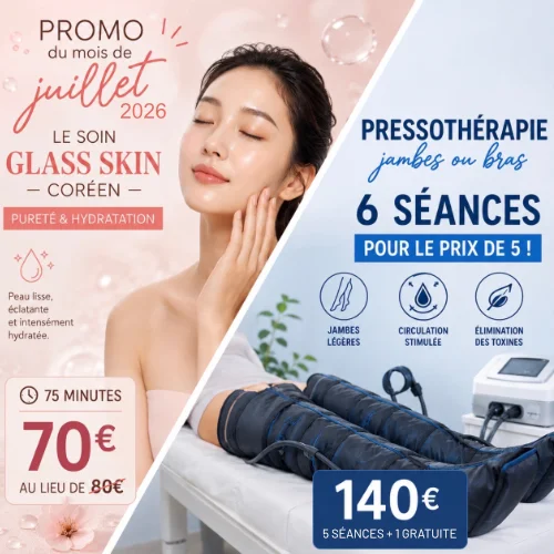 Double promo de juillet 2026 chez Stress off, votre salon esthétique à Saint Médard en Jalles